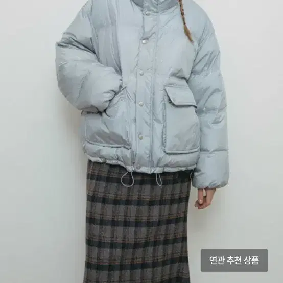 온무드패딩 Day Duck Down Jacket - Sora Gray