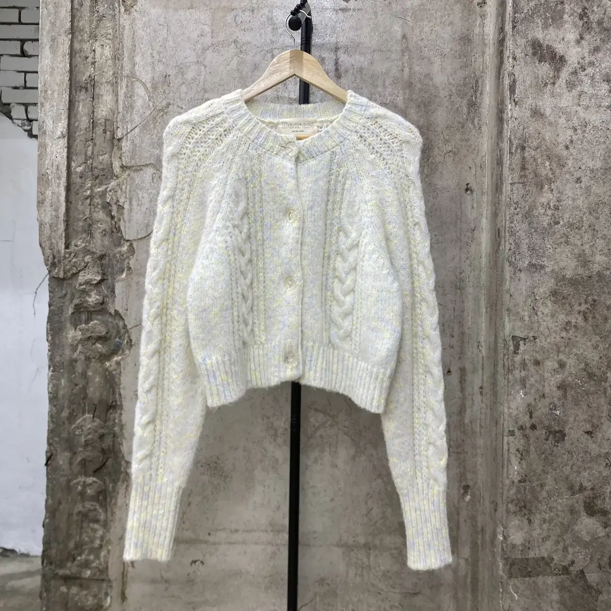 Dearest Bee's Day Cardigan Lemon Cream