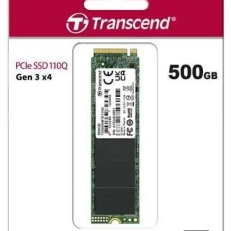 트랜샌드 SSD 110Q 500GB NVMe