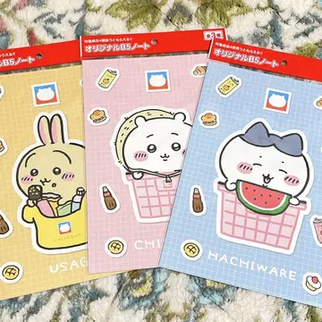이토요카도 오리지널 B5 노트 치이카와 (먼작귀) 하치와레 토끼