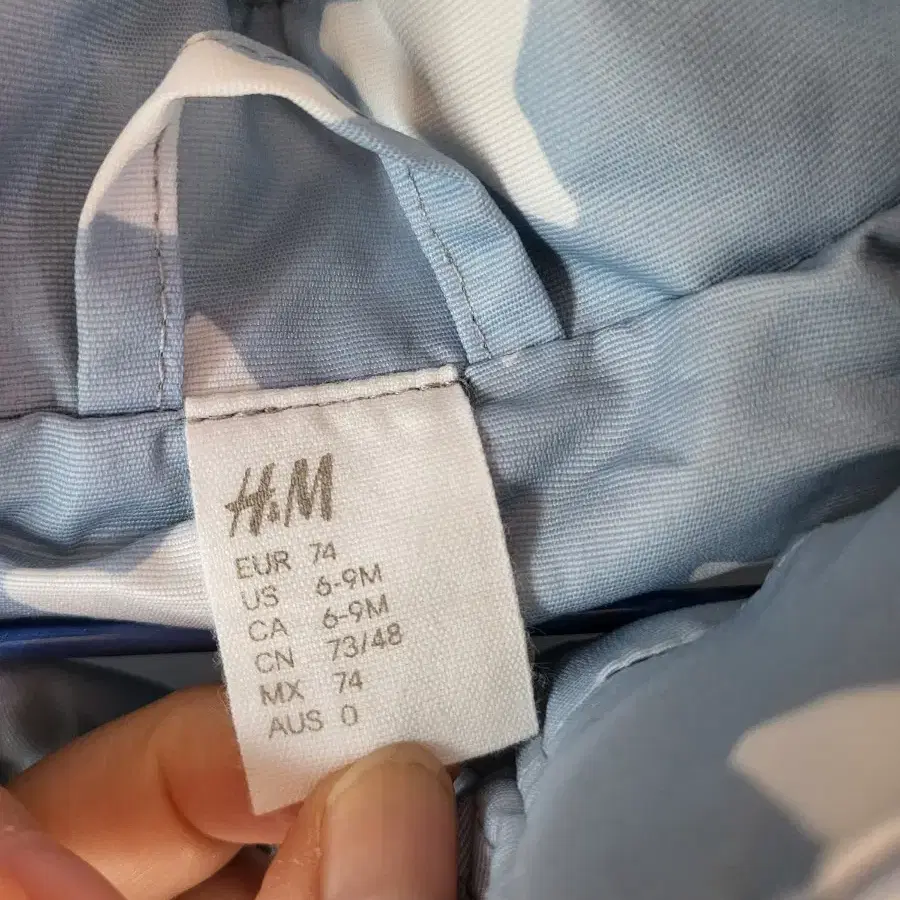 H&M 토들러 긴팔 후드 자켓 6-9M