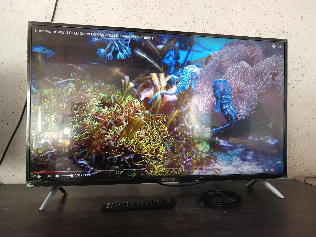 (수원)2022년 구입 40인치 FHD LED TV 팝니다/모니터 가능