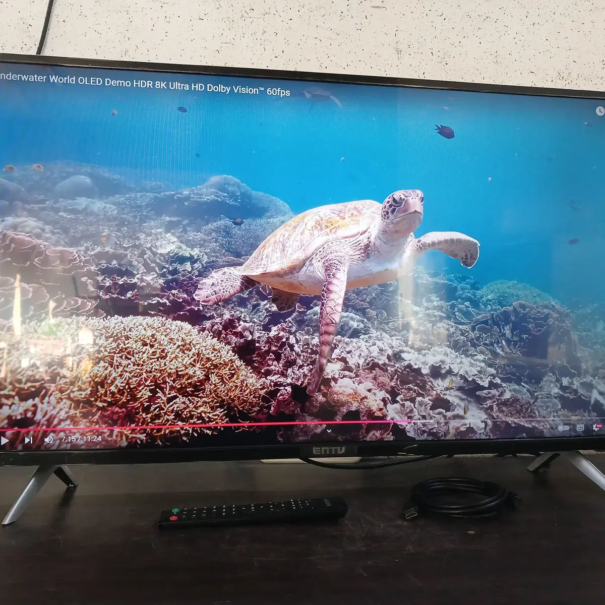 (수원)2022년 구입 40인치 FHD LED TV 팝니다/모니터 가능