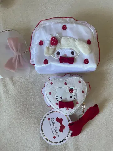 산리오 쇼트케이크 시리즈 파우치 액세서리 케이스