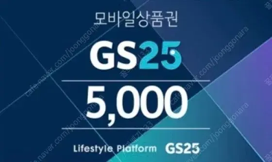 GS25 5000원권