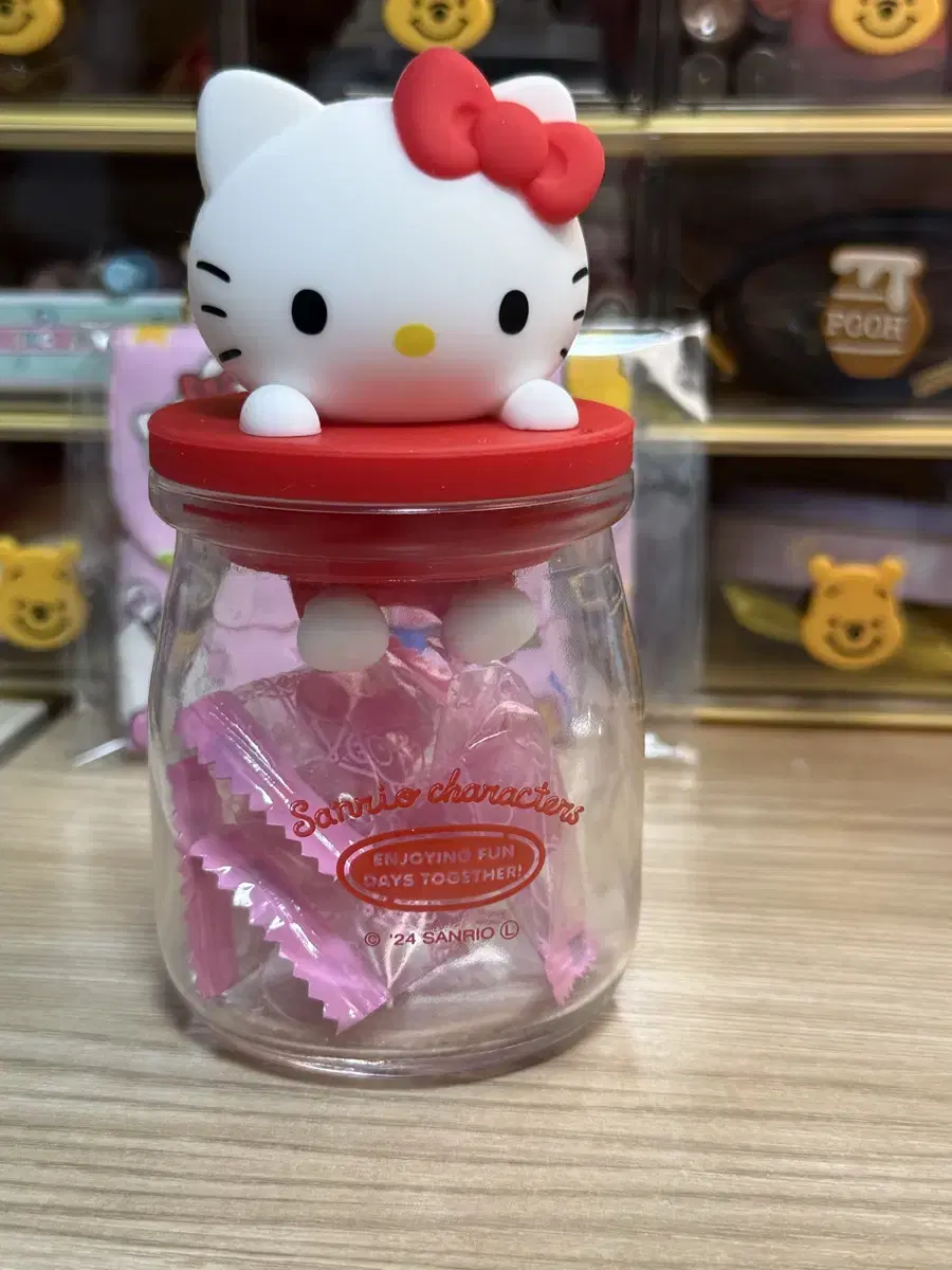 Kitty Glass Jar Candy Storage Box