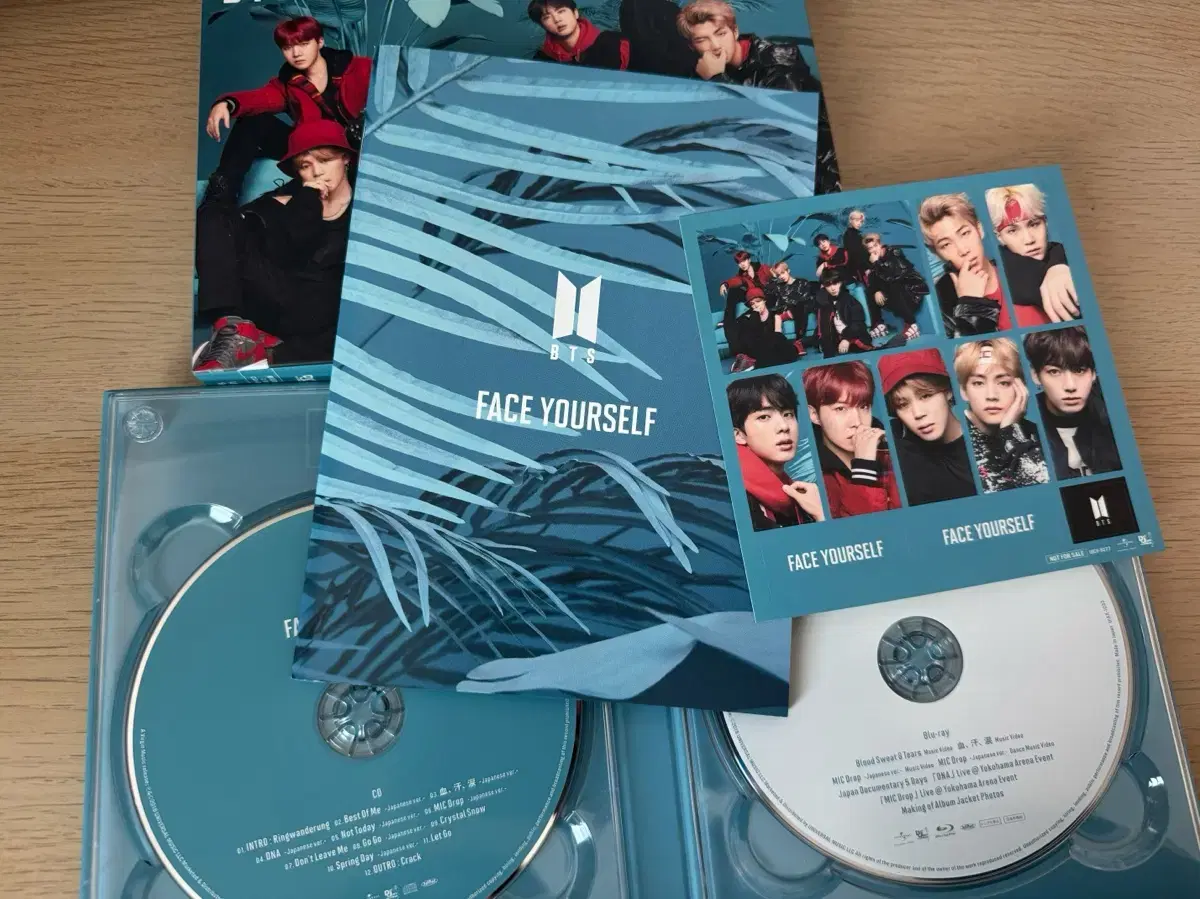 방탄 페이스 유얼 face your dvd 일본 앨범