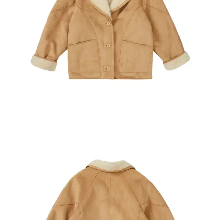 GBH SHERLING COAT BEIGE 무스탕 코트