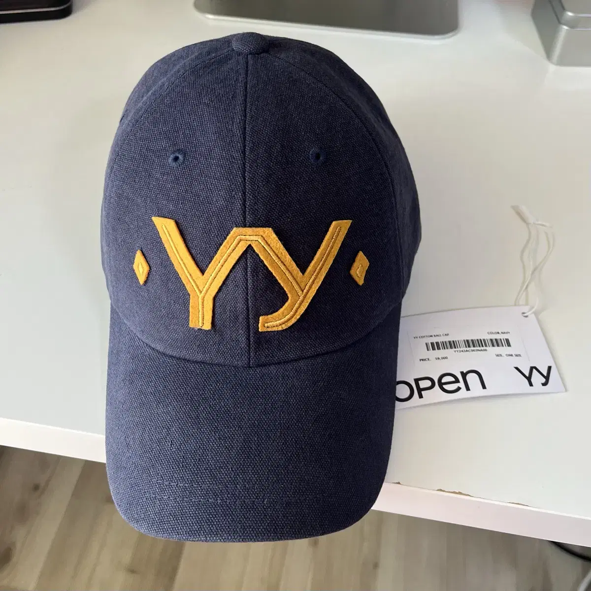 Open yy 볼캡 cotton ball cap 모자 오픈와이와이