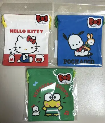 산리오 복조리 헬로키티포차코 케로케로케로 케로피 3COINS