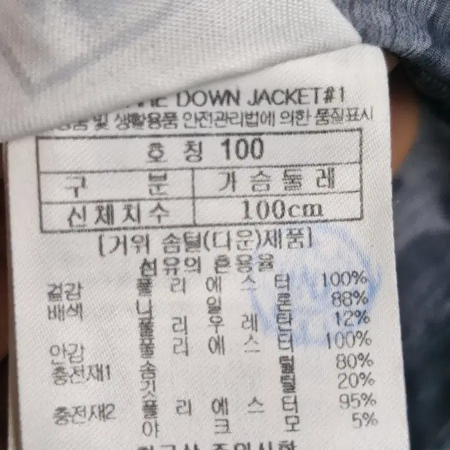 블랙야크고어텍대장패딩100