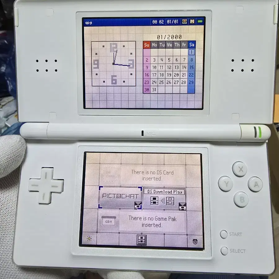 B+급 닌텐도 DS Lite DSL 화이트