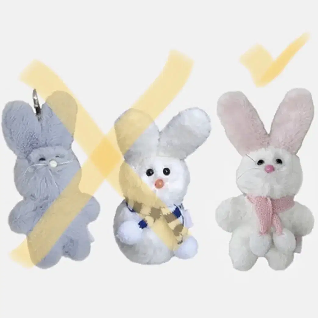 [올리베] Rabbit Keychain (2024 올톡이) 핑크 키링