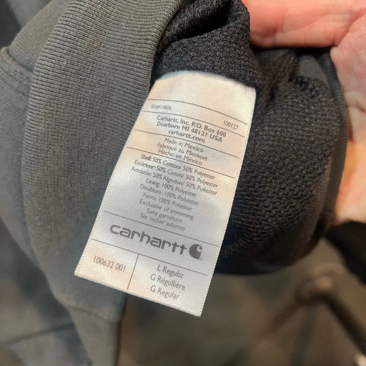 [L] CARHARTT 칼하트 써멀 후드집업