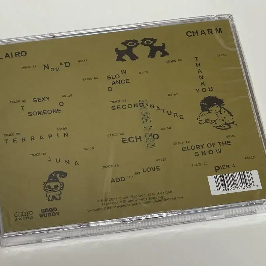 택포) 클레어오 clairo charm [CD] 미개봉