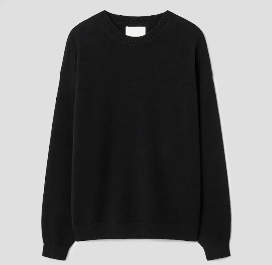 요코 사카모토 니트 Crew Neck Knit - Black