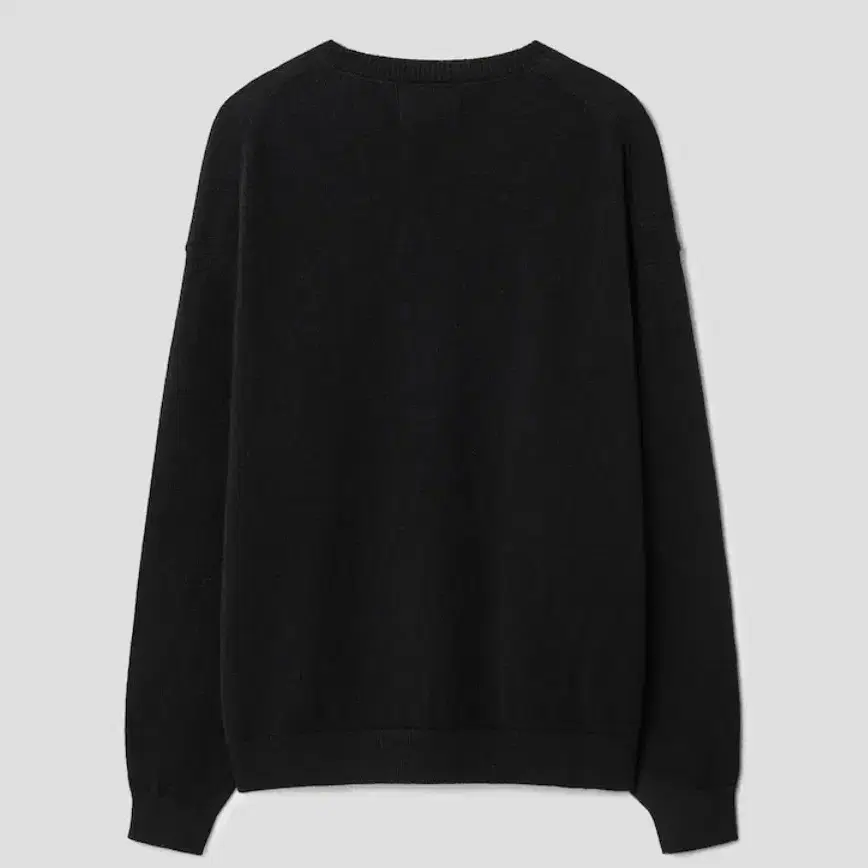 요코 사카모토 니트 Crew Neck Knit - Black