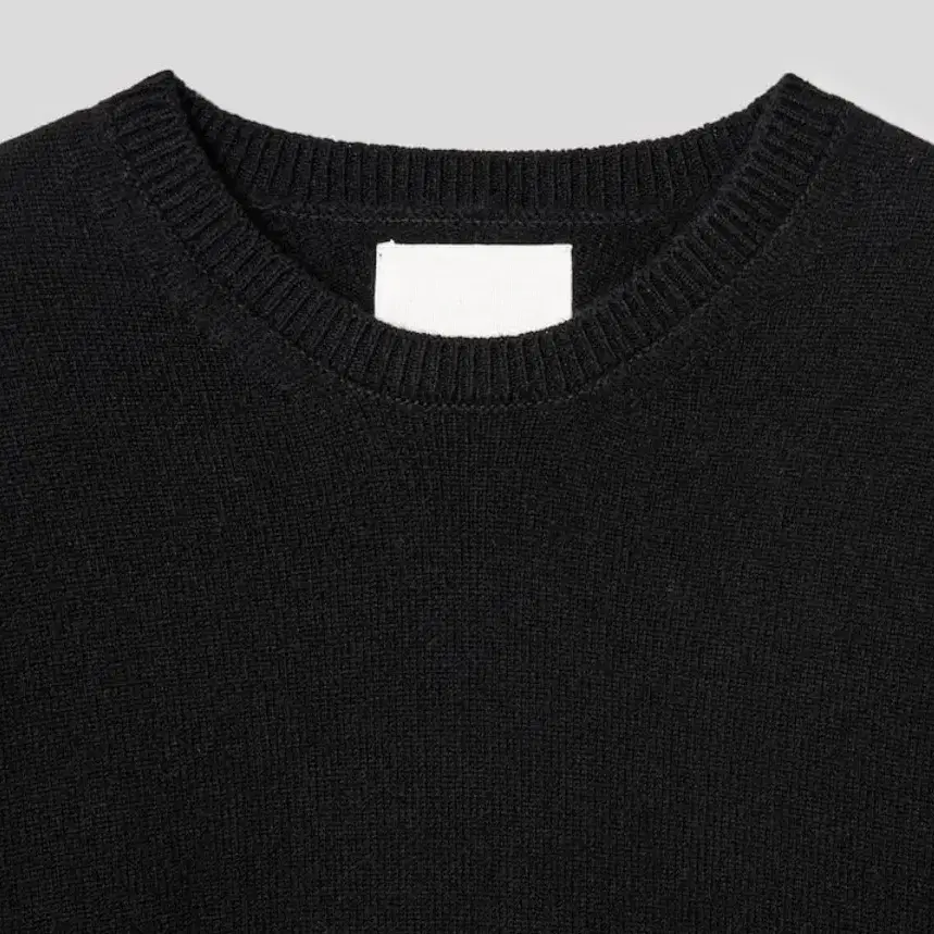 요코 사카모토 니트 Crew Neck Knit - Black