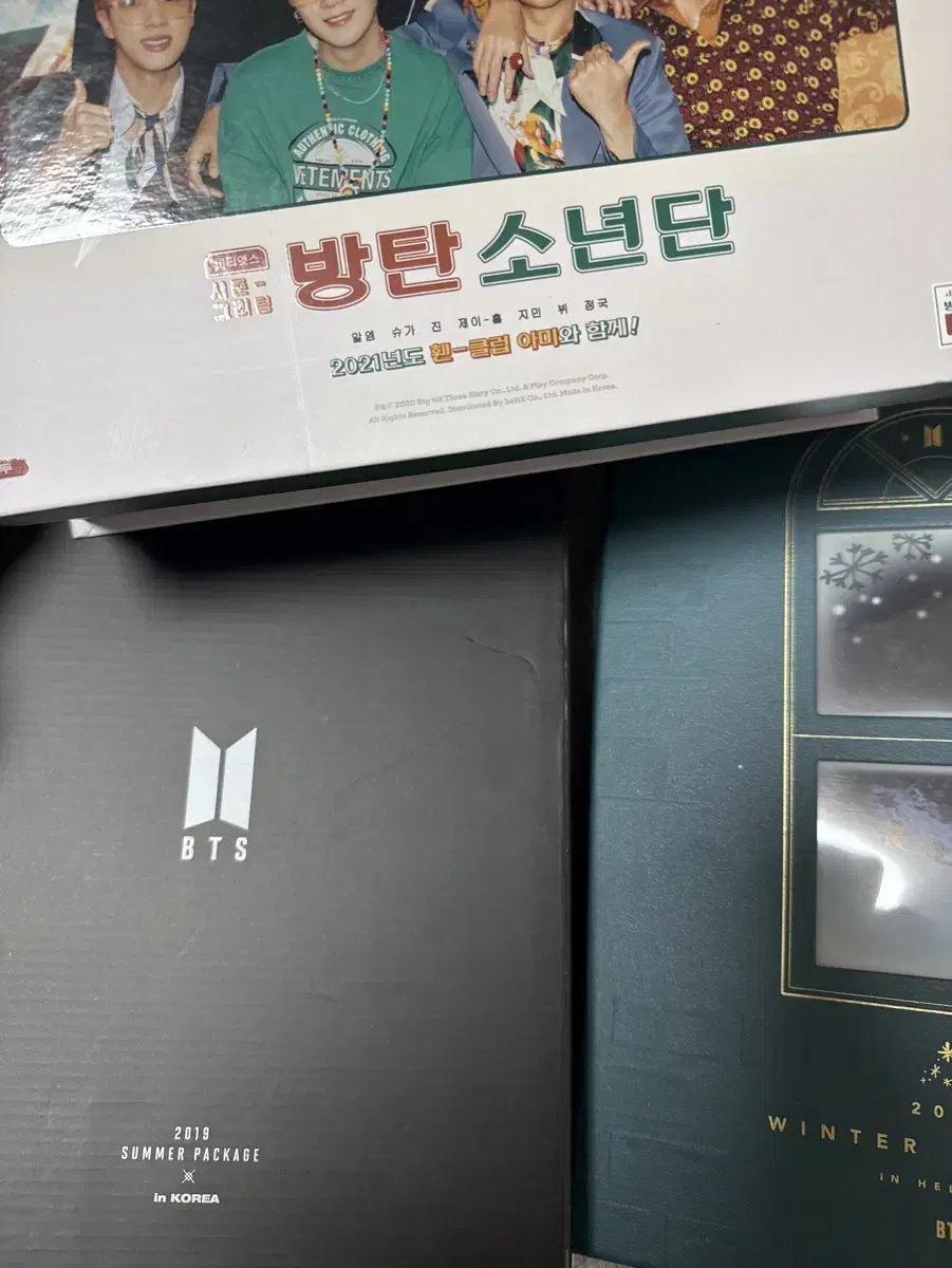 방탄 DVD (2019메모리즈 + 2020 윈터패키지 + 2019 썸패)