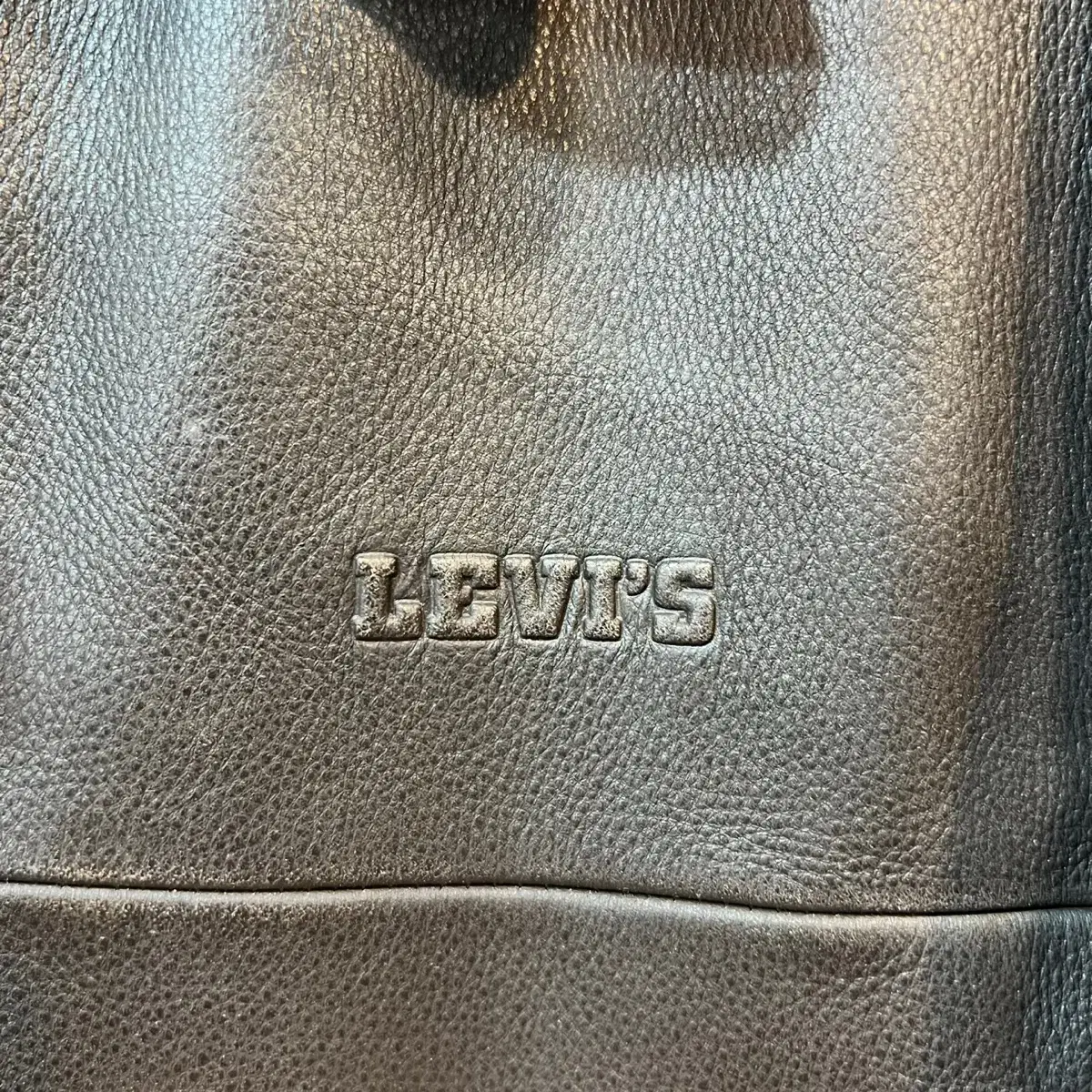 [L] LEVIs 리바이스 소가죽 싱글 라이더 자켓