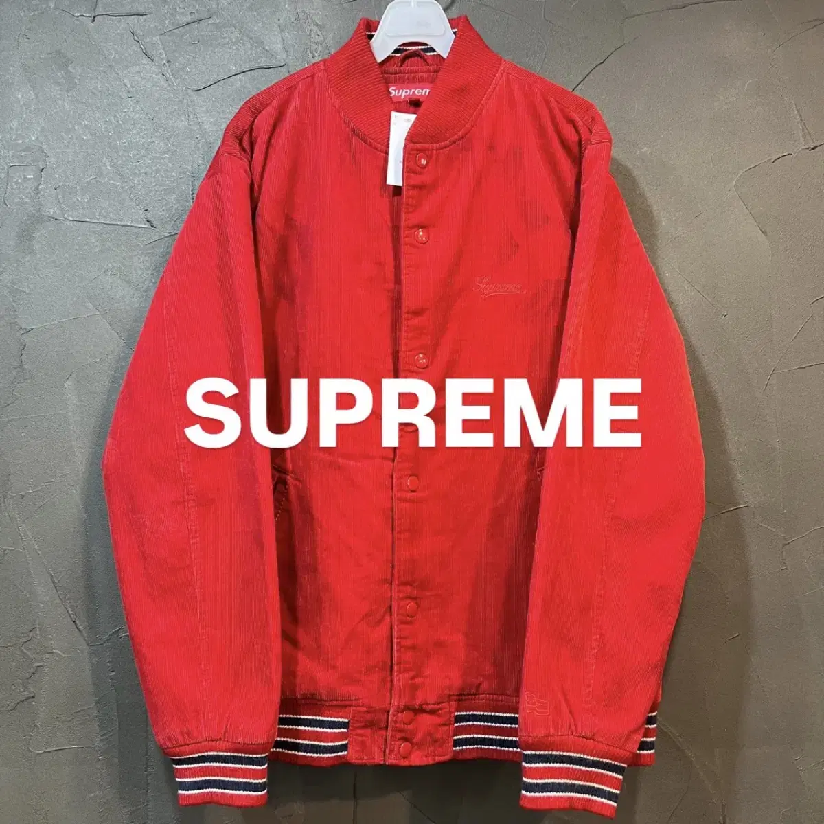 [L] SUPREME 슈프림 코듀로이 자켓