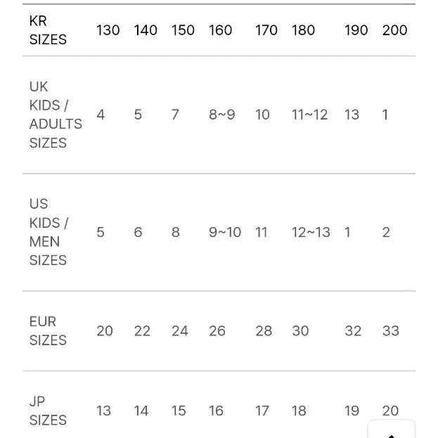 푸마 UK 4  130사이즈