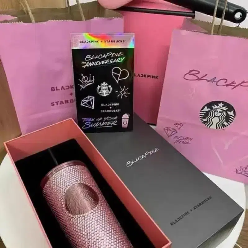 Starbucks 스타벅스 다이아몬드 텀블러 휴대용 차량용 커피잔