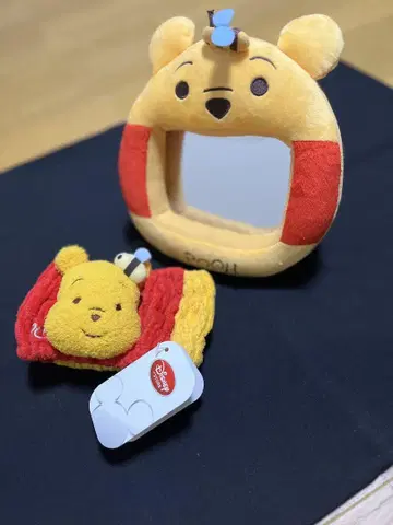 푸우 거울 헤어 밴드 세트