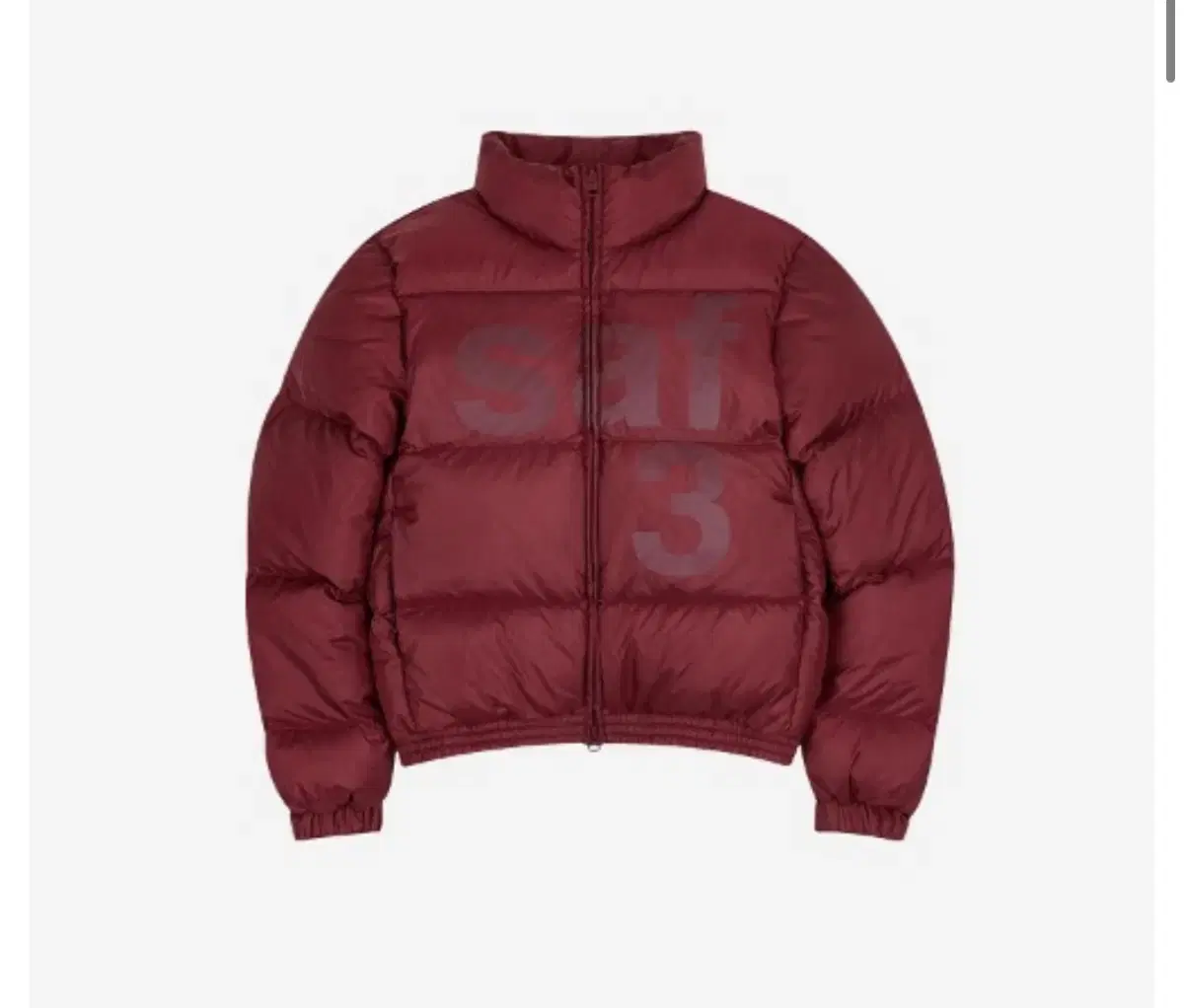 1/2 basic safari down jacket burgundy