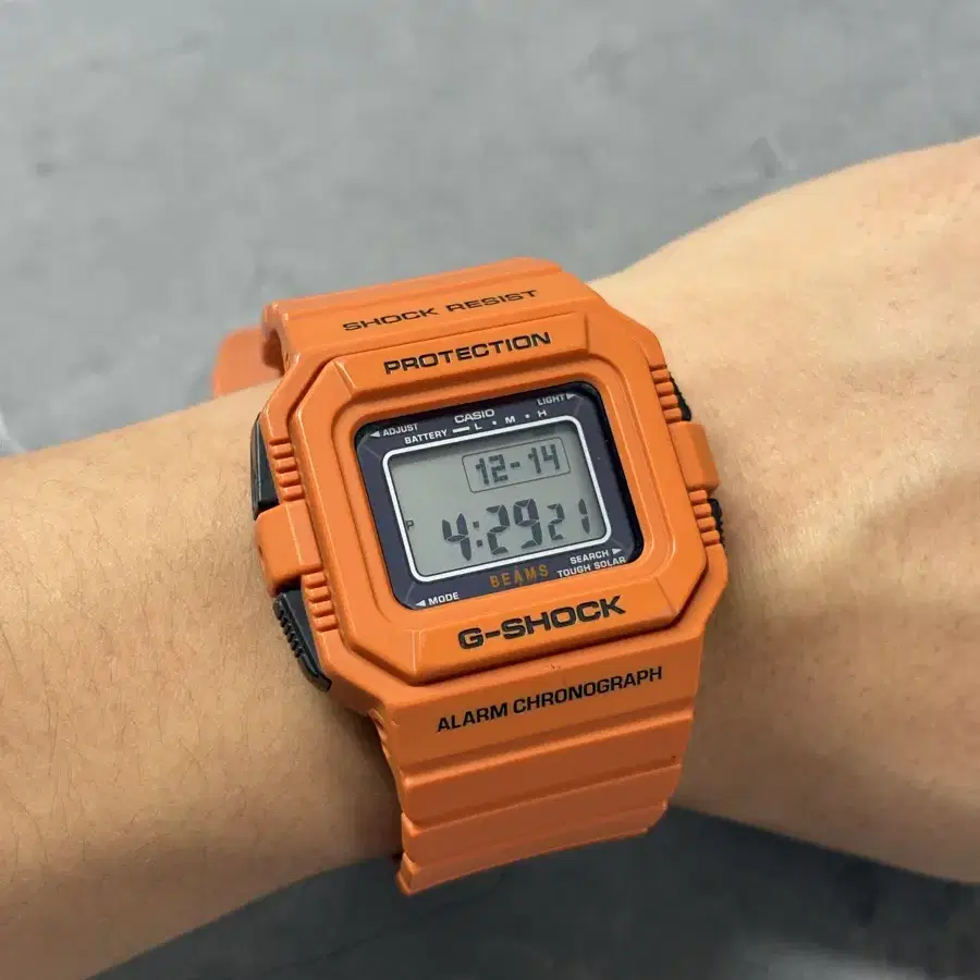 지샥 빔즈 시계 콜라보 별주 오렌지 G-Shock beams