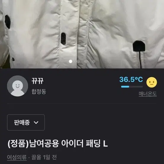 아이더 L 남여공용 패딩