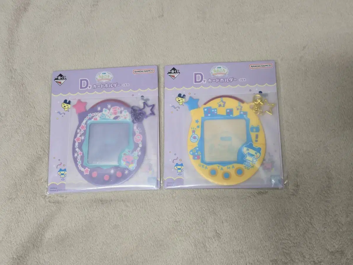 Tamagotchi 20th Anniversary Kuji First Lottery D Prize kard Holder (Flower Town, Youngmamechi)