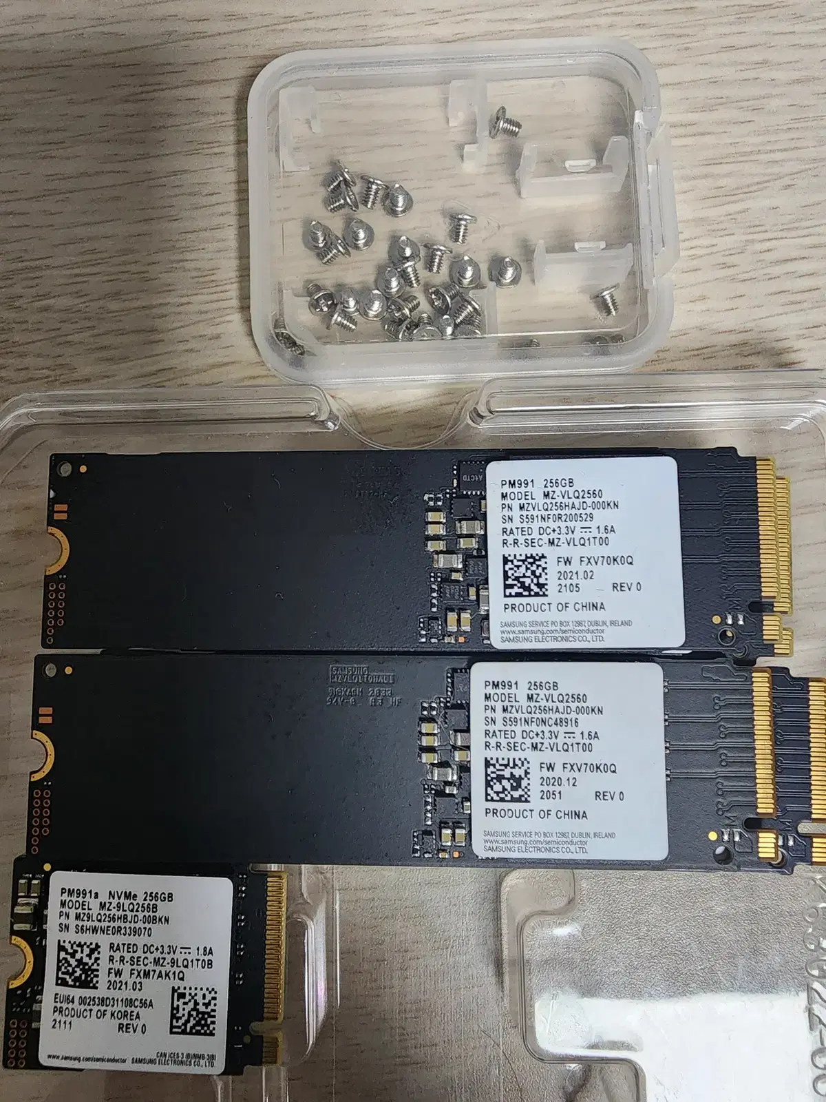 삼성 pm991a SSD 256GB 외.. /원도우10, 문서