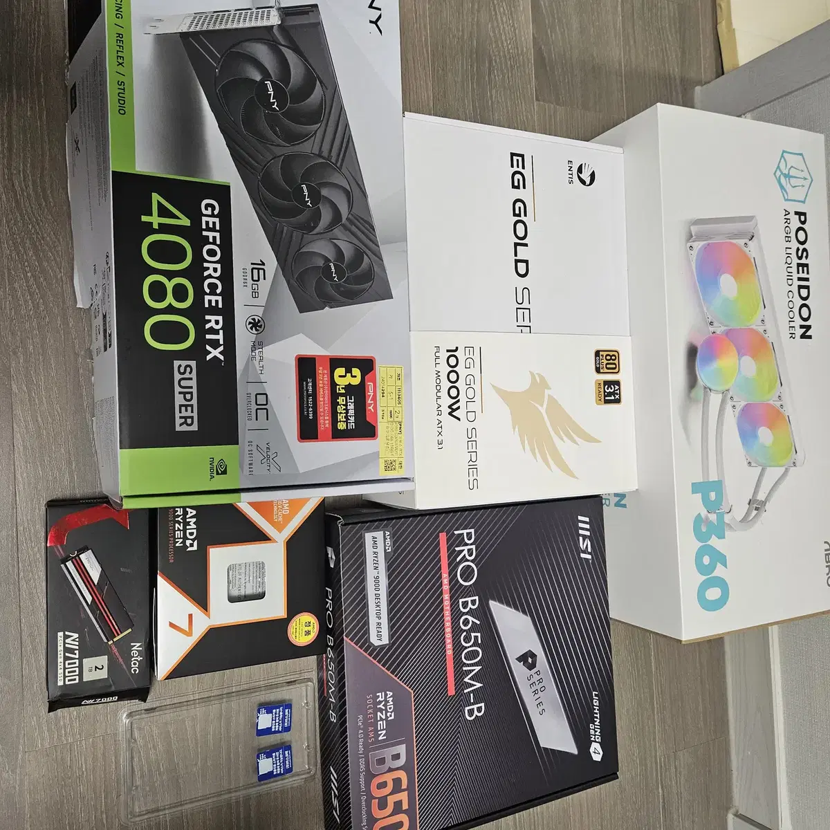 9800x3d, 48gb, 2tb, rtx4080 super 하이엔드PC