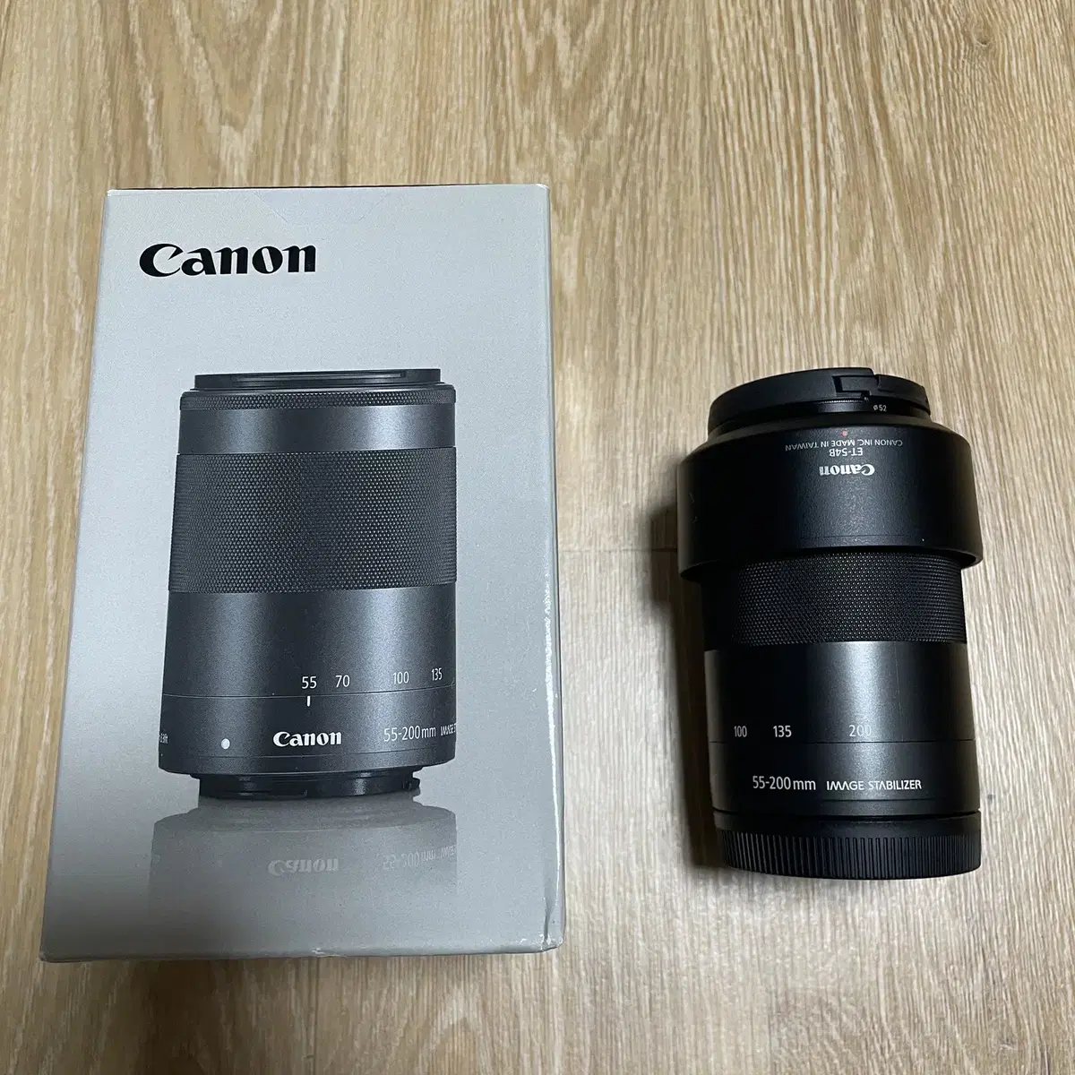 캐논 망원렌즈 EF-M 55-200mm (정품 후드,시그마 렌즈 포함)