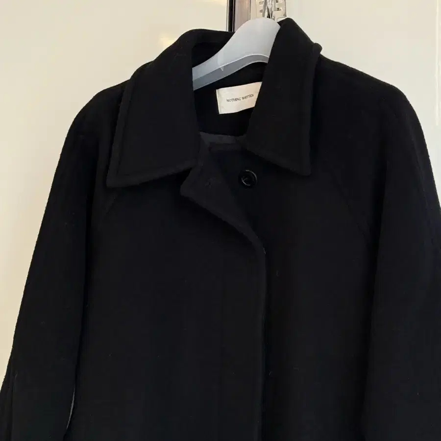 낫띵리튼 코트 belted single wool coat