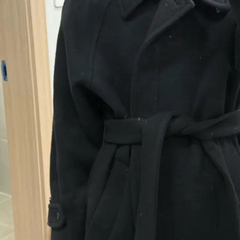 낫띵리튼 코트 belted single wool coat