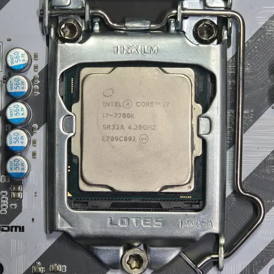 i7-7700K (CPU +보드 + 램 + M.2 SSD ) 컴퓨터 부품