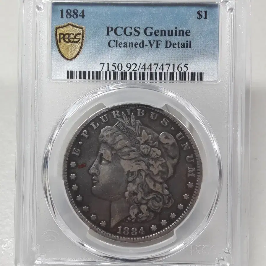 1884년 미국 모건 1달러 PCGS VF 디테일 미품 은화