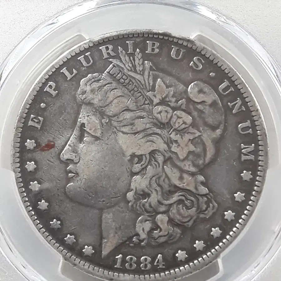 1884년 미국 모건 1달러 PCGS VF 디테일 미품 은화