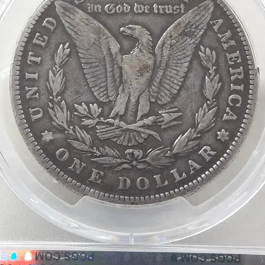 1884년 미국 모건 1달러 PCGS VF 디테일 미품 은화