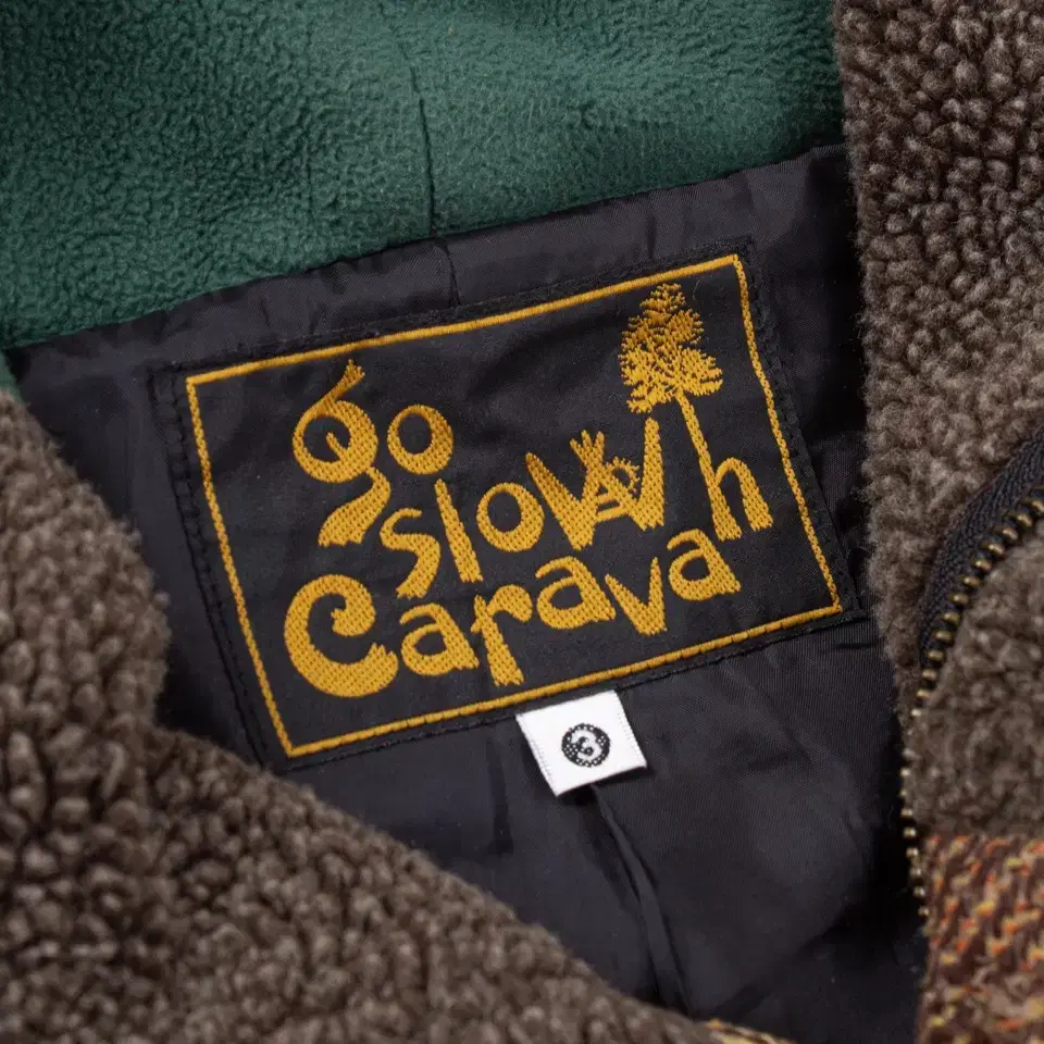 go slow caravan 고 슬로우 카라반 울 후드 자켓