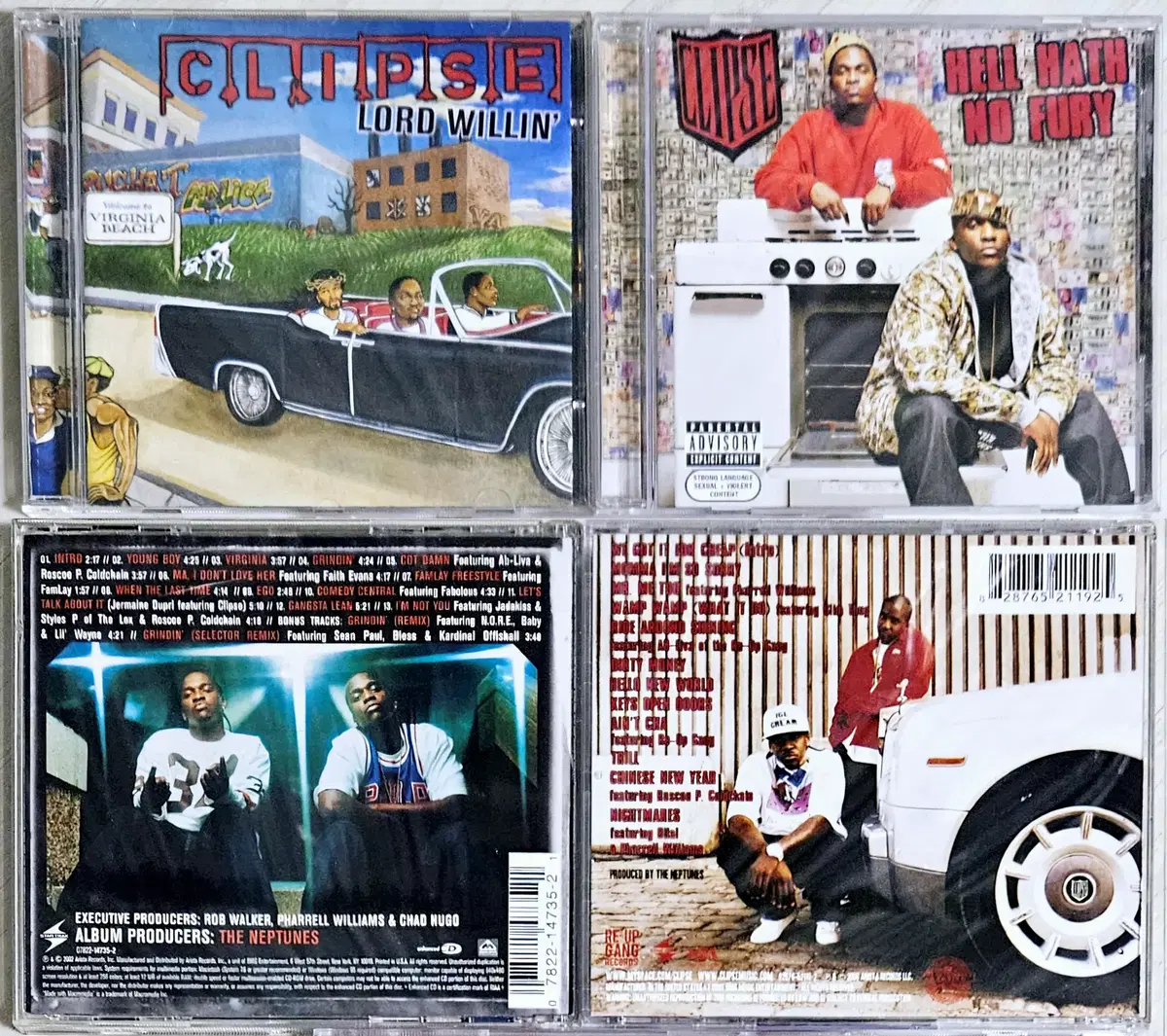 Clipse - 정규 1, 2집 미국반 CD 일괄 판매