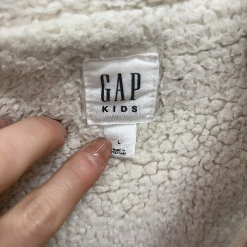 갭 GAP 키즈 레드 양털 후드집업 L(10-11Y) B00298