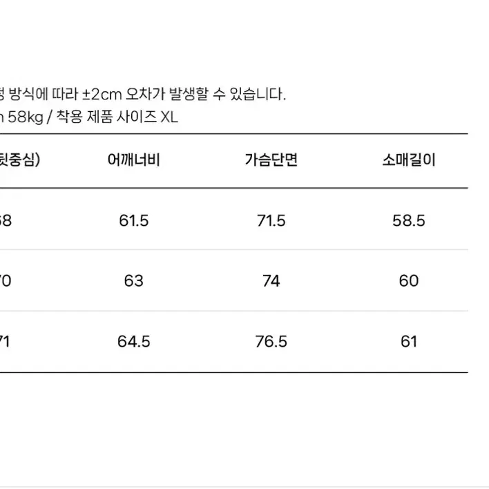 네이머클로딩 포기 다운 파카 패딩 xl