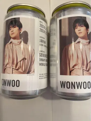 세븐틴 바로 여기 라벨 드링크 원우