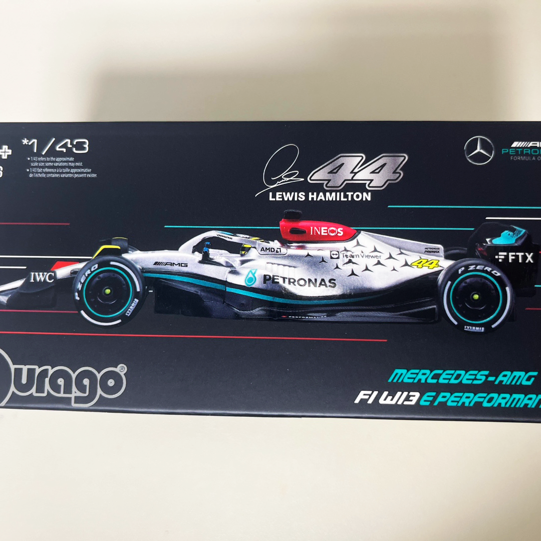 (중고) 브라고 1:43 F1 메르세데스 W13 / 해밀턴