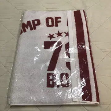 BUMP OF CHICKEN 넘버링 빨간색 타월 범프오브치킨