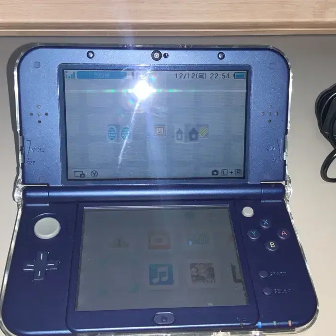 뉴닌텐도 3ds xl 뉴큰다수 블루 + 칩 + 충전기