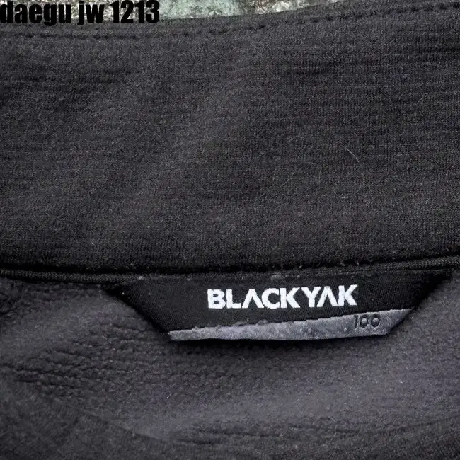 100 BLACKYAK TEE 블랙야크 긴팔 티 집업